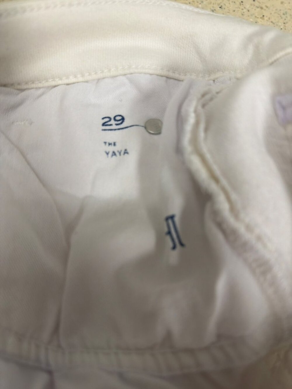 Anthropologie Pilcro Cropped White Stretch Denim Jeans New - Picture 10 of 11